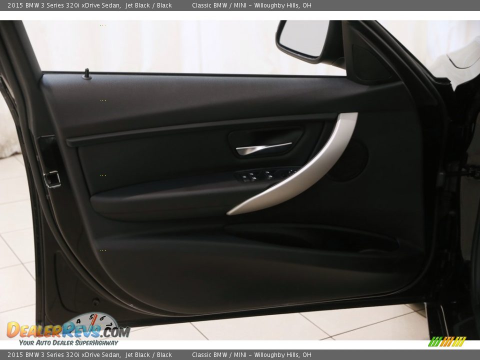2015 BMW 3 Series 320i xDrive Sedan Jet Black / Black Photo #4