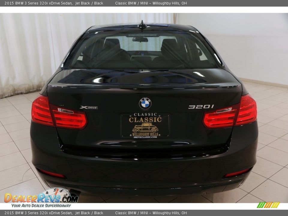 2015 BMW 3 Series 320i xDrive Sedan Jet Black / Black Photo #23