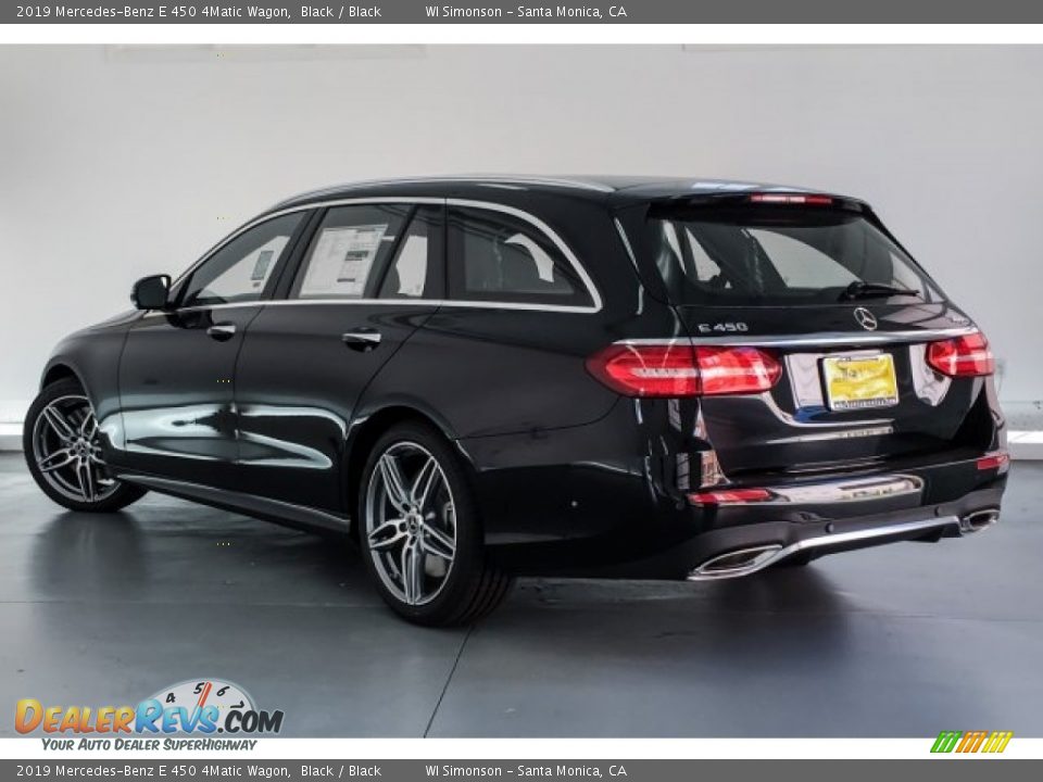 2019 Mercedes-Benz E 450 4Matic Wagon Black / Black Photo #2