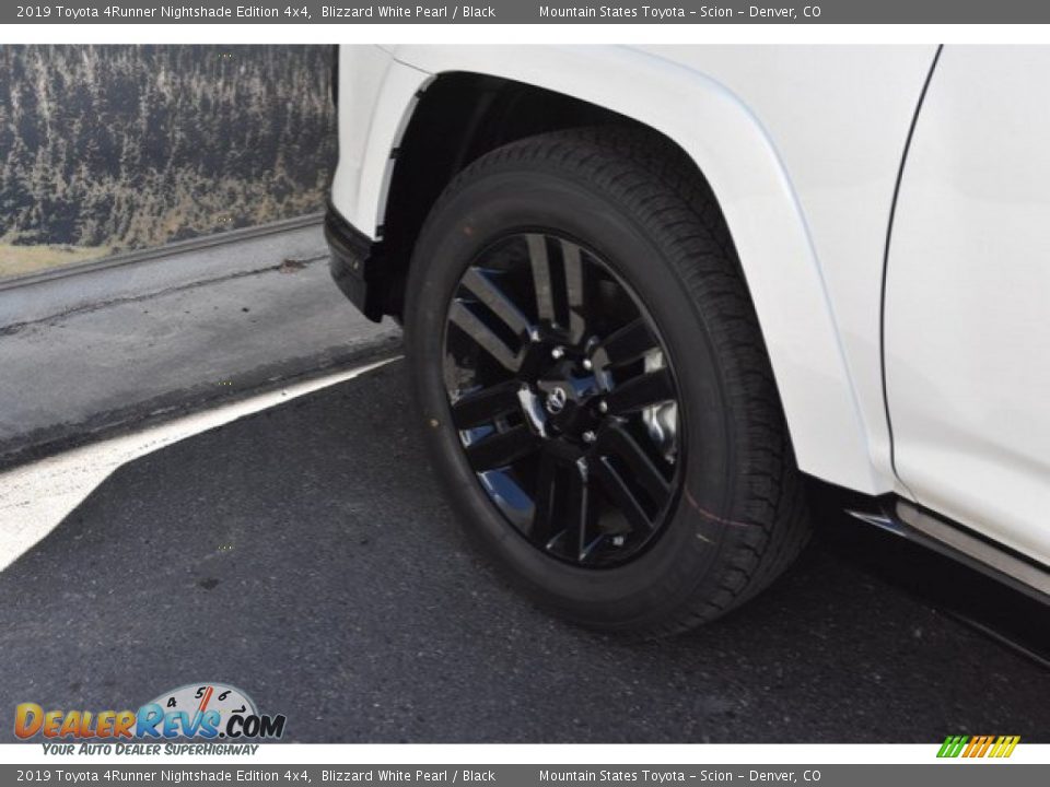 2019 Toyota 4Runner Nightshade Edition 4x4 Blizzard White Pearl / Black Photo #33