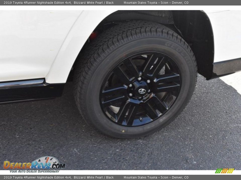 2019 Toyota 4Runner Nightshade Edition 4x4 Blizzard White Pearl / Black Photo #34