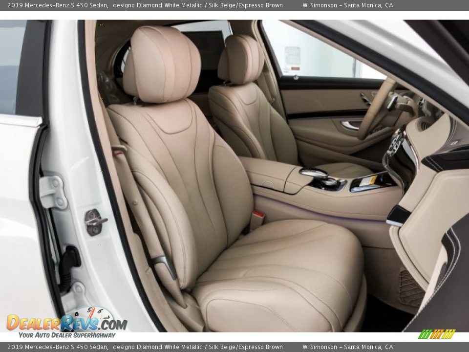 Front Seat of 2019 Mercedes-Benz S 450 Sedan Photo #5