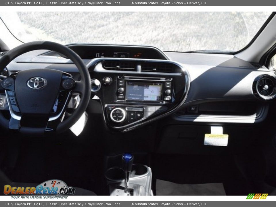 Dashboard of 2019 Toyota Prius c LE Photo #8