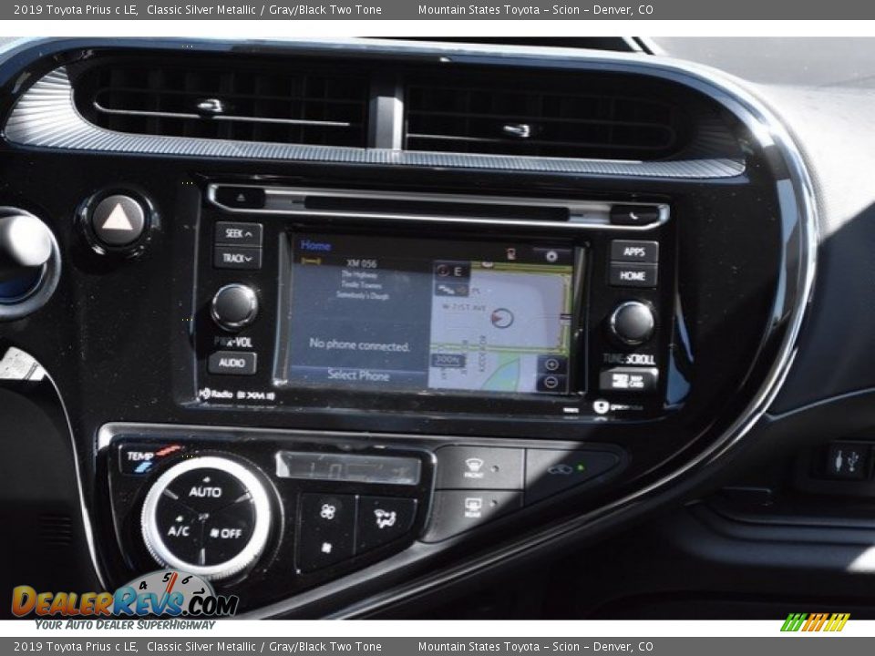 Navigation of 2019 Toyota Prius c LE Photo #9