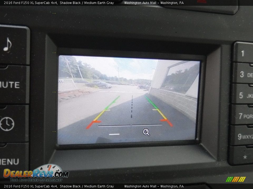 2016 Ford F150 XL SuperCab 4x4 Shadow Black / Medium Earth Gray Photo #18