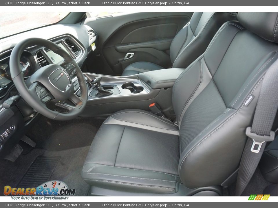 2018 Dodge Challenger SXT Yellow Jacket / Black Photo #3