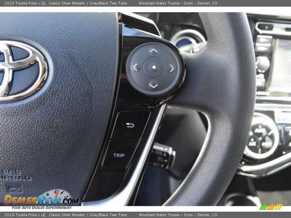 2019 Toyota Prius c LE Steering Wheel Photo #26