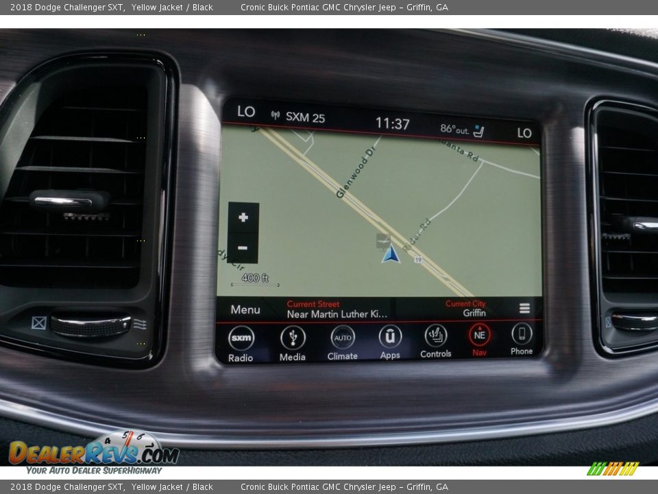 2018 Dodge Challenger SXT Yellow Jacket / Black Photo #6