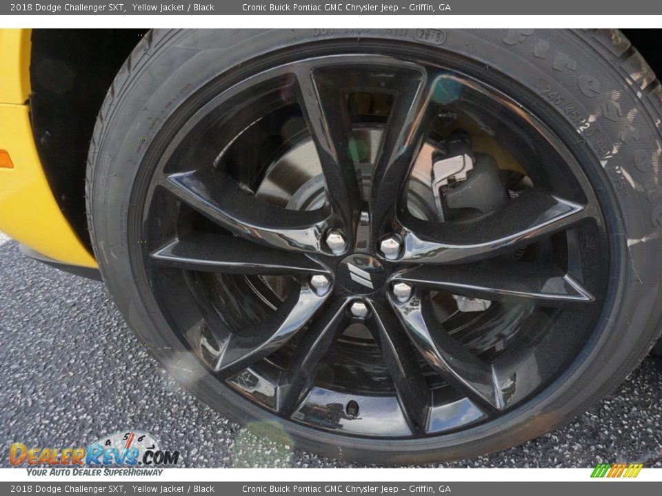 2018 Dodge Challenger SXT Yellow Jacket / Black Photo #9