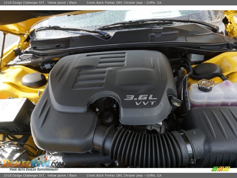 2018 Dodge Challenger SXT Yellow Jacket / Black Photo #10