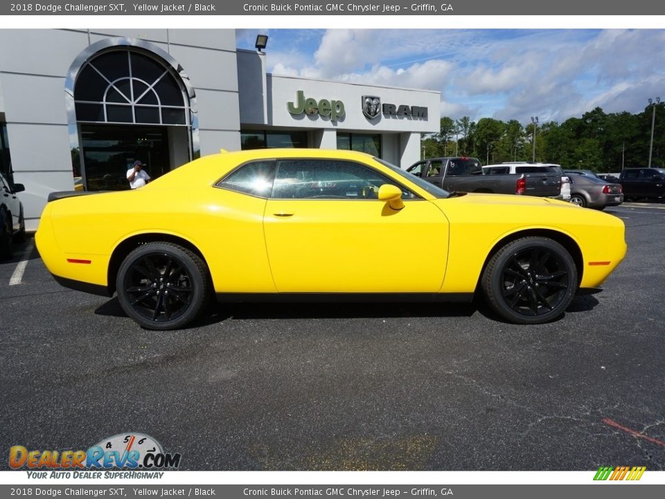 2018 Dodge Challenger SXT Yellow Jacket / Black Photo #11