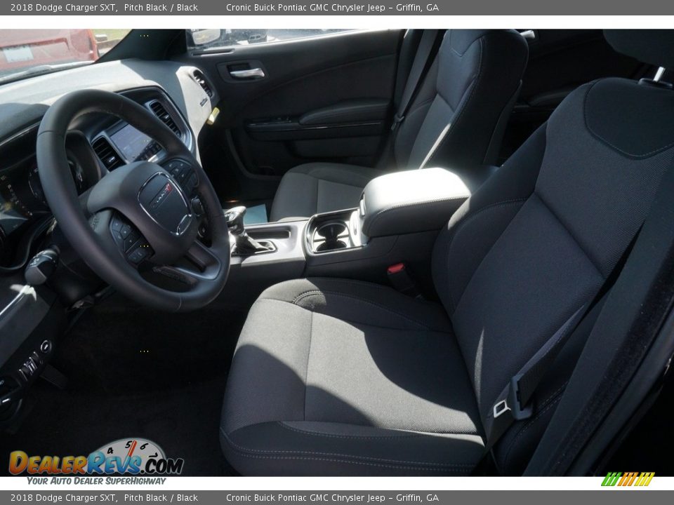 2018 Dodge Charger SXT Pitch Black / Black Photo #4
