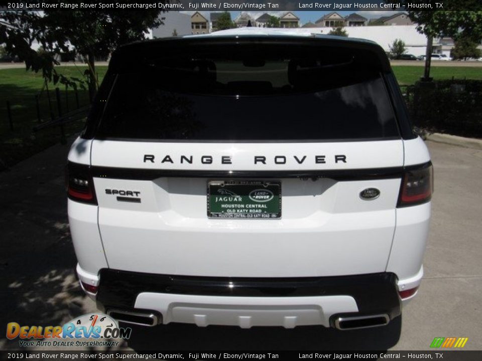 2019 Land Rover Range Rover Sport Supercharged Dynamic Fuji White / Ebony/Vintage Tan Photo #8
