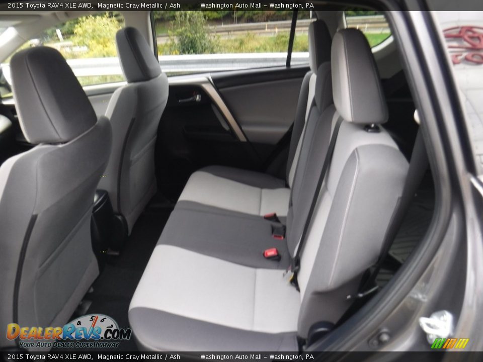 2015 Toyota RAV4 XLE AWD Magnetic Gray Metallic / Ash Photo #20