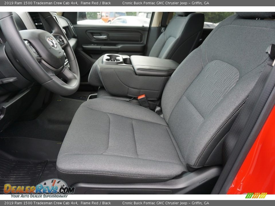2019 Ram 1500 Tradesman Crew Cab 4x4 Flame Red / Black Photo #4