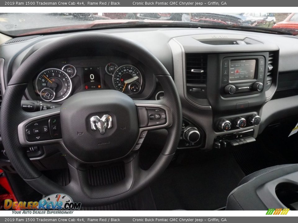 2019 Ram 1500 Tradesman Crew Cab 4x4 Flame Red / Black Photo #5