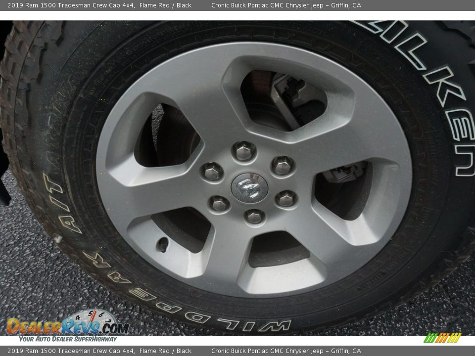 2019 Ram 1500 Tradesman Crew Cab 4x4 Flame Red / Black Photo #8