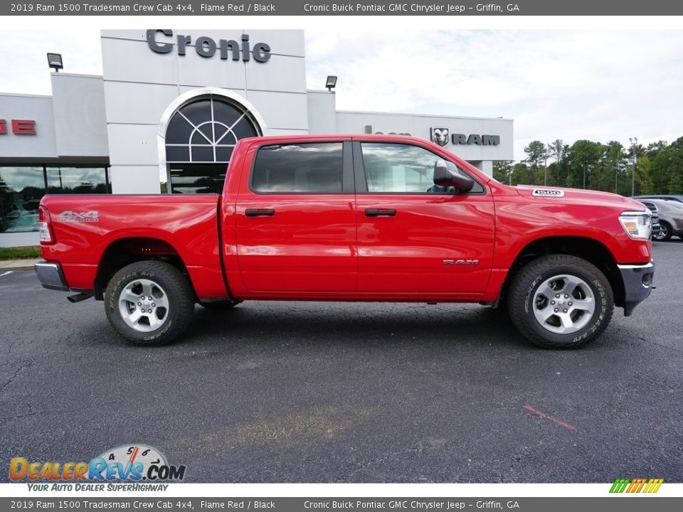 2019 Ram 1500 Tradesman Crew Cab 4x4 Flame Red / Black Photo #10