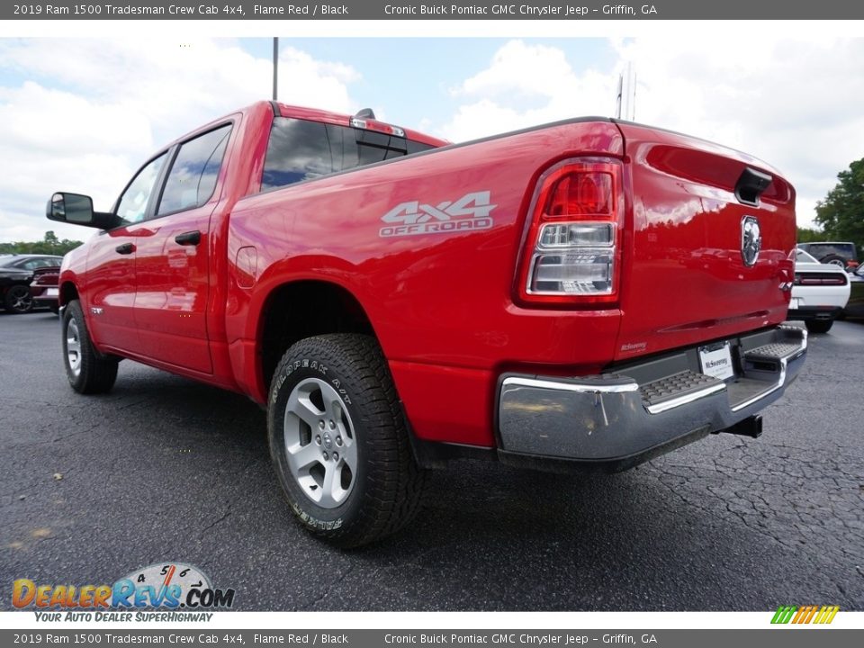 2019 Ram 1500 Tradesman Crew Cab 4x4 Flame Red / Black Photo #13