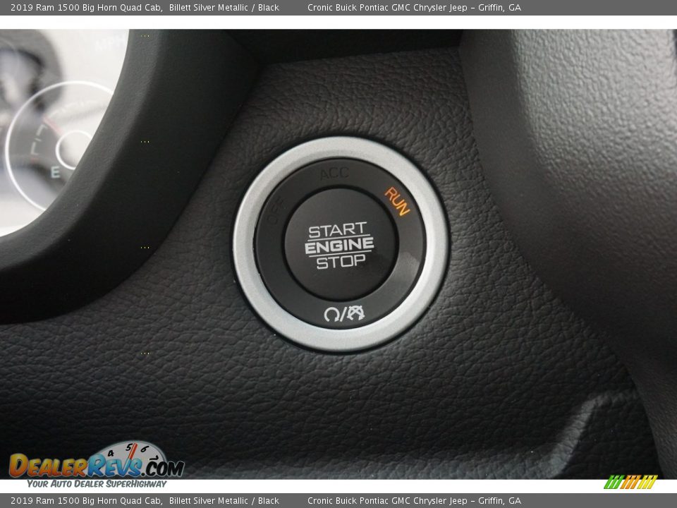 2019 Ram 1500 Big Horn Quad Cab Billett Silver Metallic / Black Photo #7