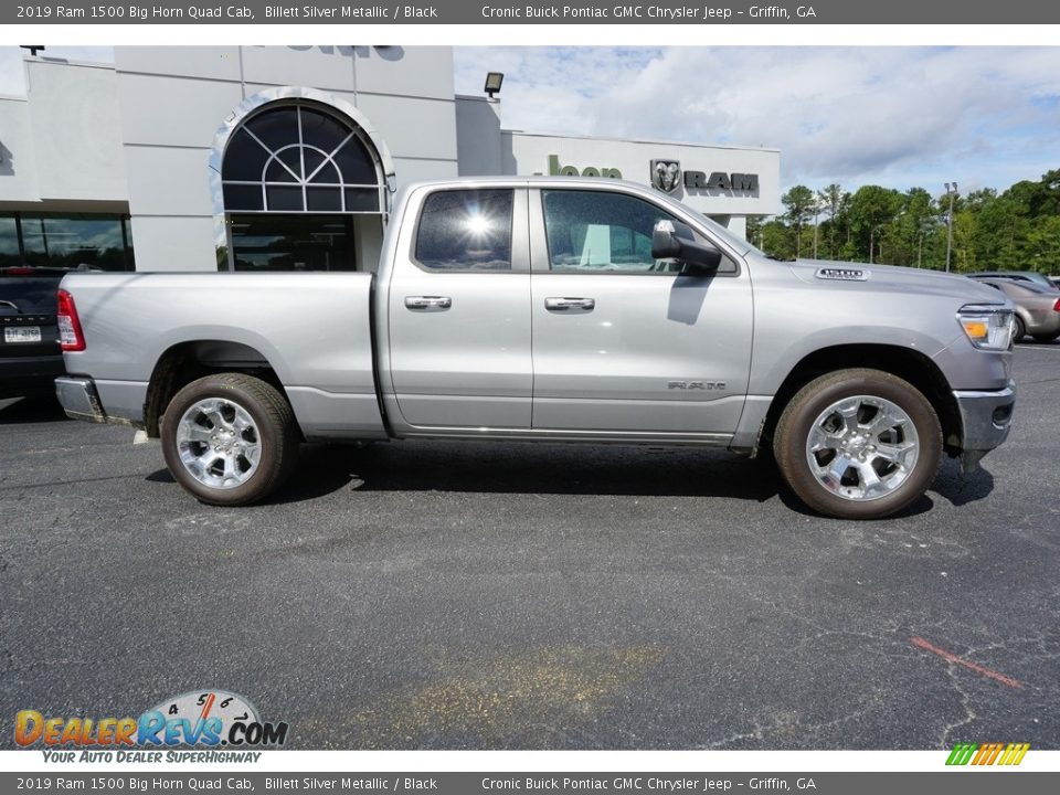 2019 Ram 1500 Big Horn Quad Cab Billett Silver Metallic / Black Photo #11