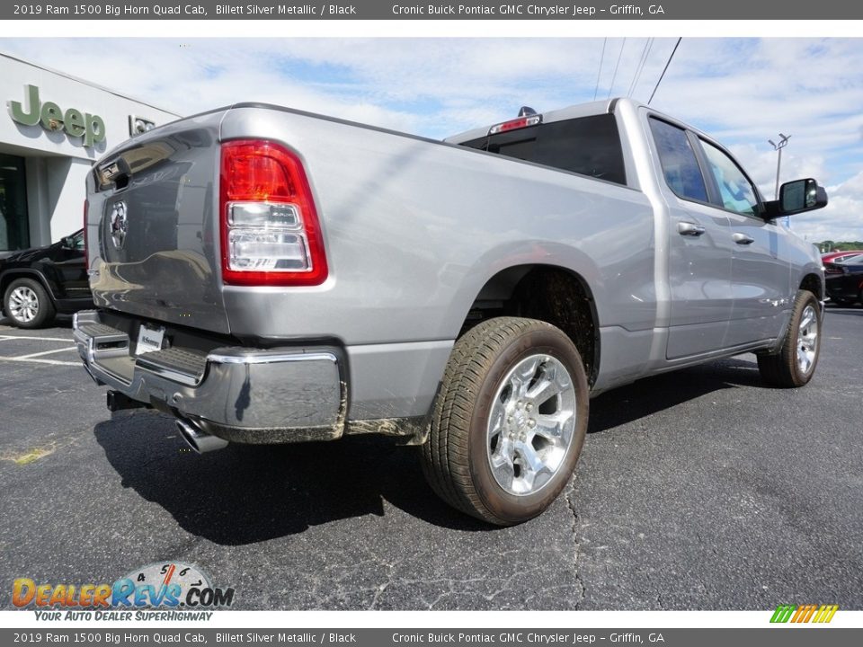 2019 Ram 1500 Big Horn Quad Cab Billett Silver Metallic / Black Photo #12