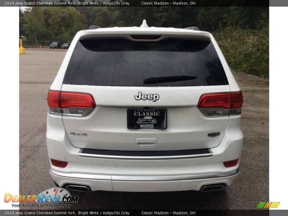 2019 Jeep Grand Cherokee Summit 4x4 Bright White / Indigo/Ski Gray Photo #5