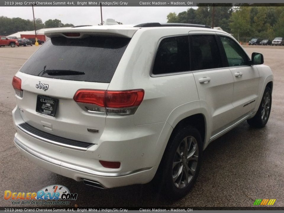 2019 Jeep Grand Cherokee Summit 4x4 Bright White / Indigo/Ski Gray Photo #6