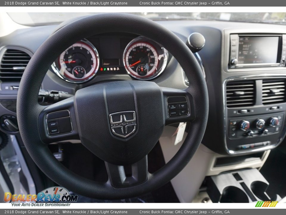 2018 Dodge Grand Caravan SE White Knuckle / Black/Light Graystone Photo #5