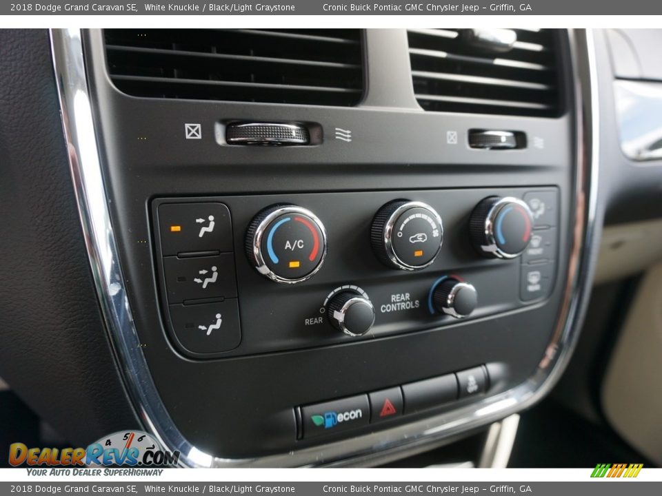 2018 Dodge Grand Caravan SE White Knuckle / Black/Light Graystone Photo #7
