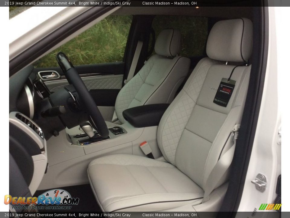 2019 Jeep Grand Cherokee Summit 4x4 Bright White / Indigo/Ski Gray Photo #10