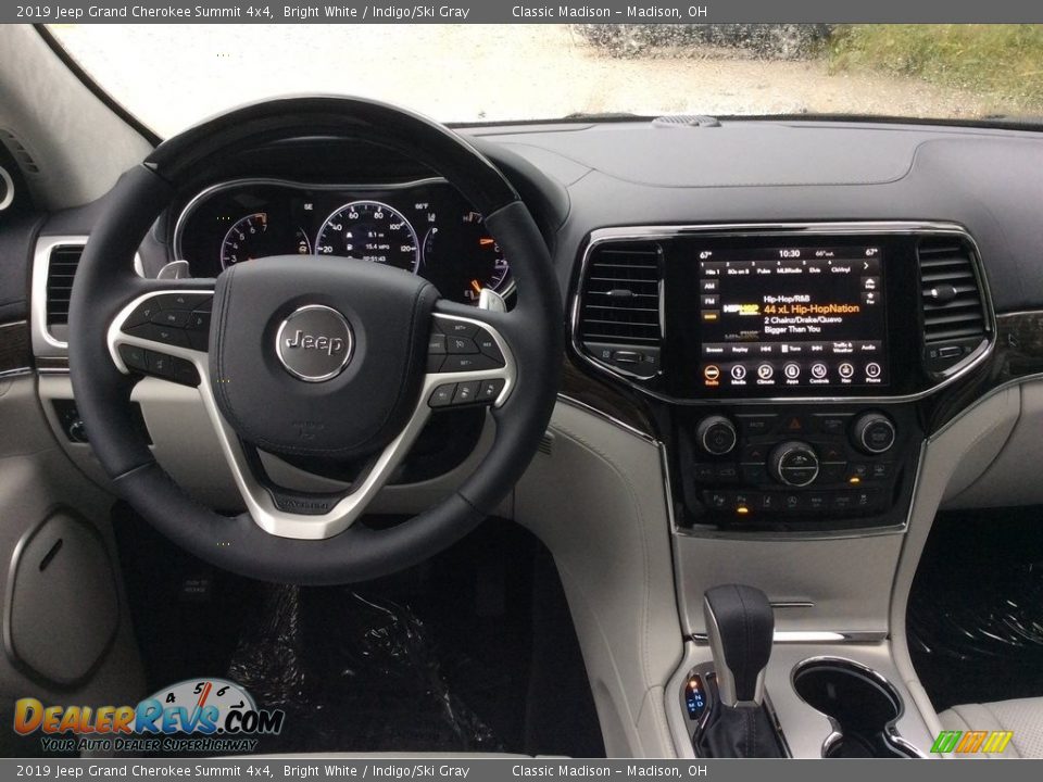 2019 Jeep Grand Cherokee Summit 4x4 Bright White / Indigo/Ski Gray Photo #12