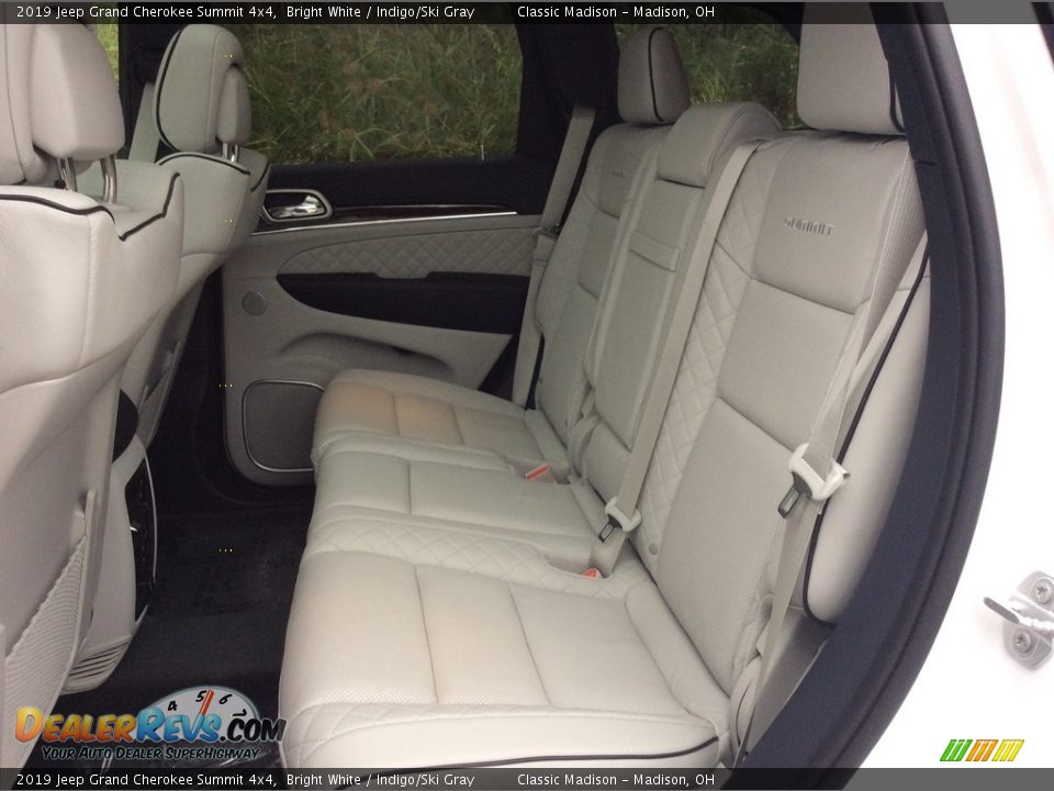 2019 Jeep Grand Cherokee Summit 4x4 Bright White / Indigo/Ski Gray Photo #16