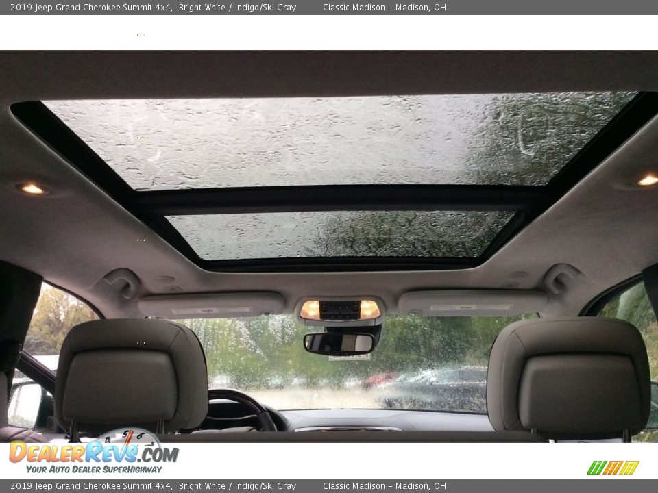 2019 Jeep Grand Cherokee Summit 4x4 Bright White / Indigo/Ski Gray Photo #17