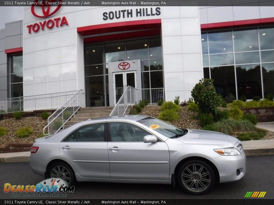 2011 Toyota Camry LE Classic Silver Metallic / Ash Photo #2