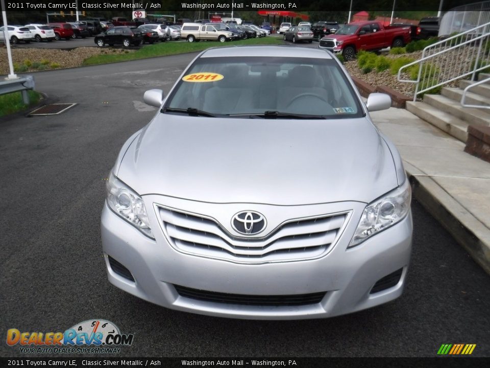 2011 Toyota Camry LE Classic Silver Metallic / Ash Photo #4