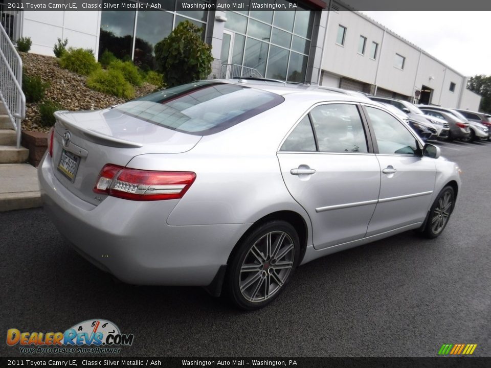 2011 Toyota Camry LE Classic Silver Metallic / Ash Photo #7