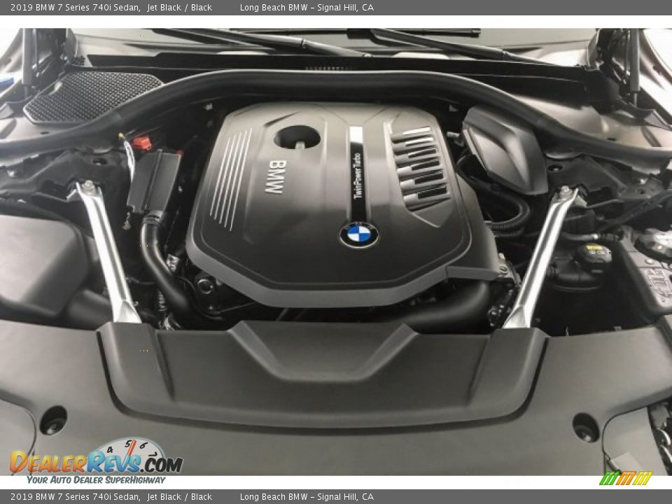 2019 BMW 7 Series 740i Sedan 3.0 Liter DI TwinPower Turbocharged DOHC 24-Valve VVT Inline 6 Cylinder Engine Photo #8