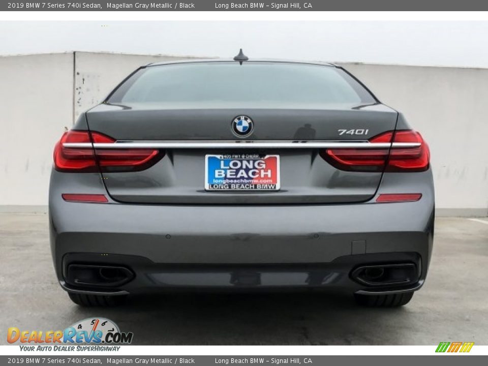2019 BMW 7 Series 740i Sedan Magellan Gray Metallic / Black Photo #3