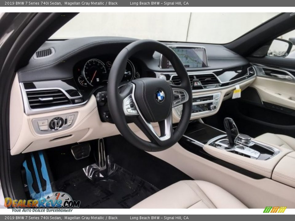 2019 BMW 7 Series 740i Sedan Magellan Gray Metallic / Black Photo #4