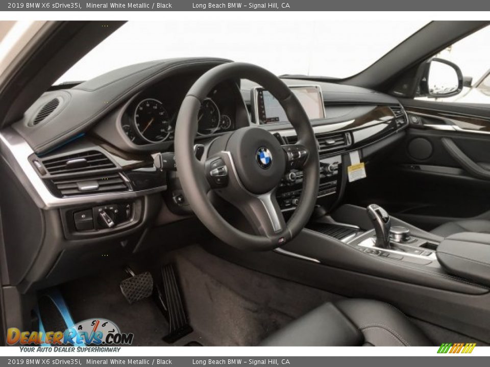 2019 BMW X6 sDrive35i Mineral White Metallic / Black Photo #4