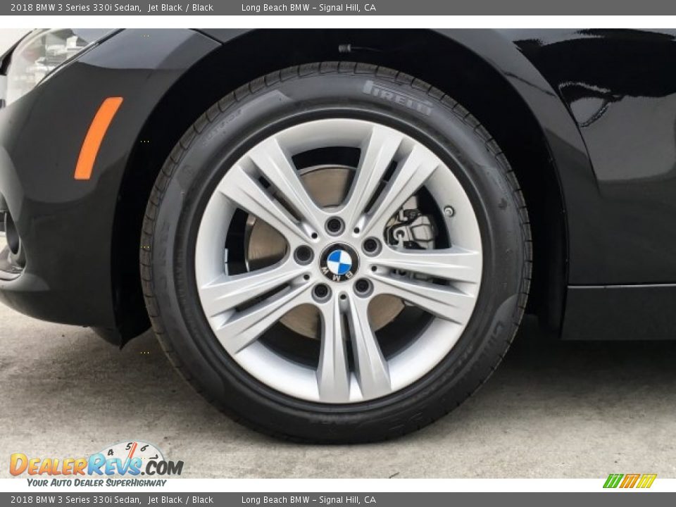 2018 BMW 3 Series 330i Sedan Jet Black / Black Photo #9