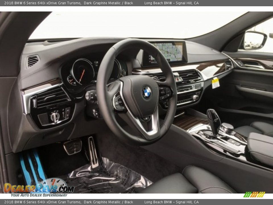 2018 BMW 6 Series 640i xDrive Gran Turismo Dark Graphite Metallic / Black Photo #4