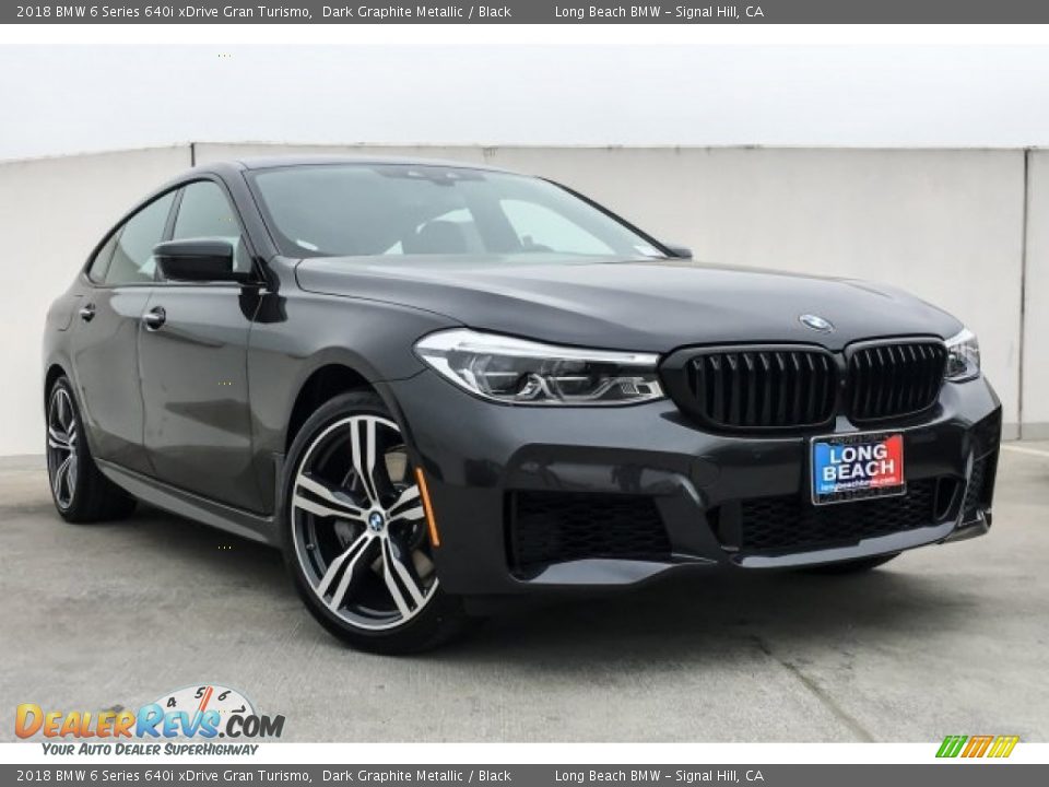 2018 BMW 6 Series 640i xDrive Gran Turismo Dark Graphite Metallic / Black Photo #12