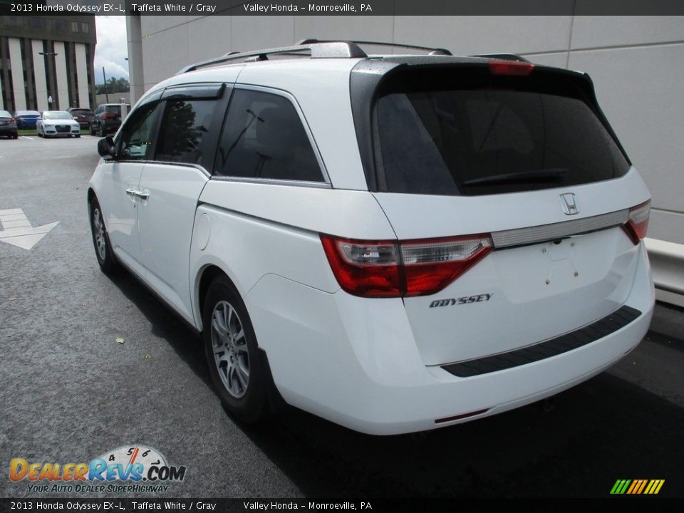 2013 Honda Odyssey EX-L Taffeta White / Gray Photo #3