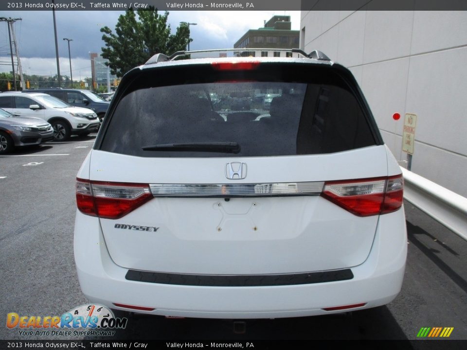 2013 Honda Odyssey EX-L Taffeta White / Gray Photo #4