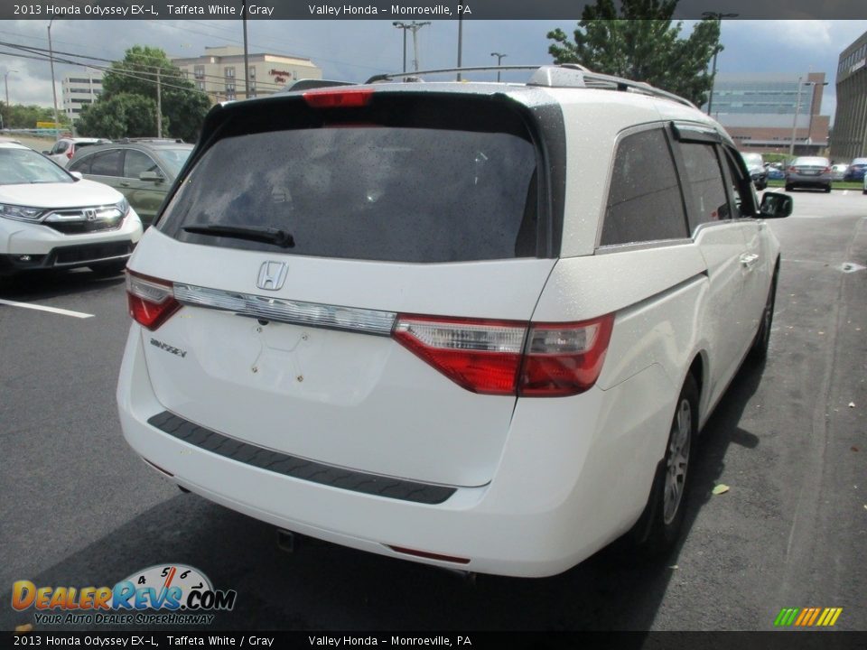 2013 Honda Odyssey EX-L Taffeta White / Gray Photo #5