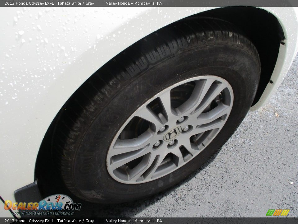2013 Honda Odyssey EX-L Taffeta White / Gray Photo #6