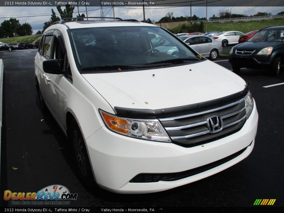 2013 Honda Odyssey EX-L Taffeta White / Gray Photo #7