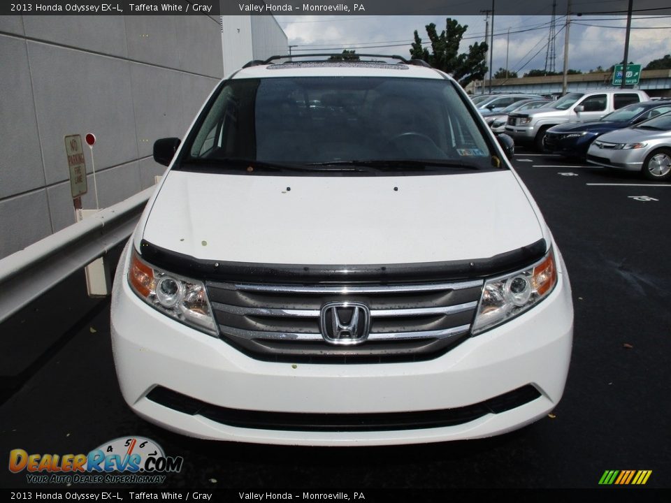 2013 Honda Odyssey EX-L Taffeta White / Gray Photo #8